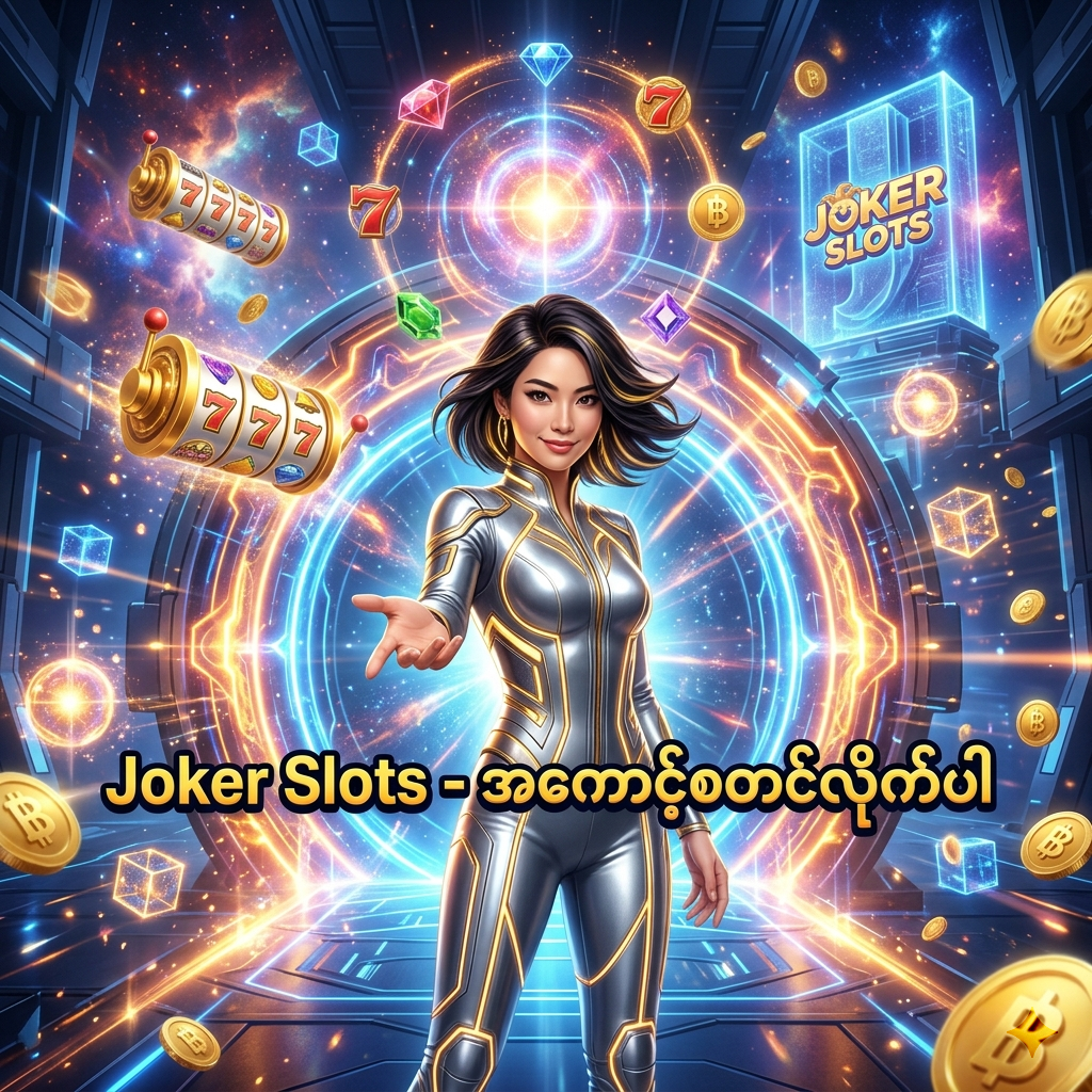 Joker Slots တွင် အကောင့်အသစ်စတင်ဖွင့်လှစ်ခြင်းနှင့် အထွေထွေအသုံးပြုမှုဆိုင်ရာ လမ်းညွှန်ချက်များကို ဖော်ပြပေးသည့် အရည်အသွေးမြင့် ပုံရိပ်ဖြစ်ပြီး၊ ခေတ်မီဆန်းသစ်သော နည်းပညာဒီဇိုင်းနှင့် တောက်ပသည့် ရွှေရောင်အငွေ့အသက်များဖြင့် ပုံဖော်ထားပါသည်။