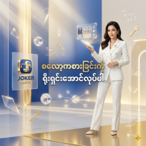 Joker Slots တွင် အွန်လိုင်းစလော့ကစားခြင်းနှင့် အကောင့်ဖွင့်ခြင်းဆိုင်ရာ ရှုပ်ထွေးမှုများကို လျှော့ချပေးသည့် လမ်းညွှန်ချက်များကို ဖော်ပြပေးသည့် အရည်အသွေးမြင့် ပုံရိပ်ဖြစ်ပြီး၊ ခေတ်မီဆန်းသစ်သော ဒီဇိုင်းနှင့် ယုံကြည်စိတ်ချရသော ဝန်ဆောင်မှုကို ပုံဖော်ထားပါသည်။

