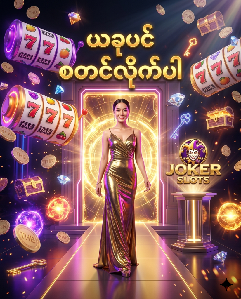 Joker Slots တွင် အွန်လိုင်းဂိမ်းကစားခြင်း အတွေ့အကြုံကို စတင်ရန် ဖိတ်ခေါ်ထားသည့် အရည်အသွေးမြင့် ပုံရိပ်ဖြစ်ပြီး၊ ခေတ်မီဆန်းသစ်သော ဒီဇိုင်းနှင့် တောက်ပသည့် ရွှေရောင်အငွေ့အသက်များဖြင့် အသုံးပြုသူများအတွက် စိတ်လှုပ်ရှားဖွယ် အခွင့်အလမ်းများကို ပုံဖော်ထားပါသည်။


