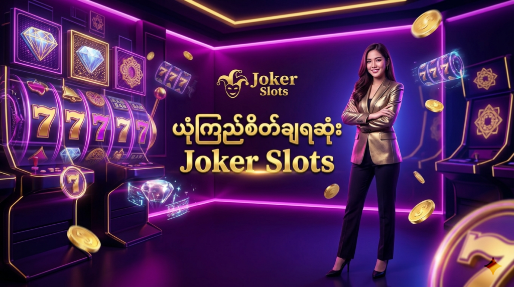 Joker Slots ပလက်ဖောင်း၏ ယုံကြည်စိတ်ချရမှုနှင့် အရည်အသွေးမြင့် ဂိမ်းအတွေ့အကြုံကို ဖော်ပြပေးသည့် စိတ်လှုပ်ရှားဖွယ်ကောင်းသော ဒီဂျစ်တယ်ပုံရိပ်ဖြစ်ပြီး၊ ခေတ်မီဆန်းသစ်သော ဒီဇိုင်းနှင့် ရွှေရောင်တောက်ပသည့် အငွေ့အသက်များဖြင့် အသုံးပြုသူများအတွက် အကောင်းဆုံးသော ဂိမ်းကစားခြင်း အတွေ့အကြုံကို ပုံဖော်ထားပါသည်။